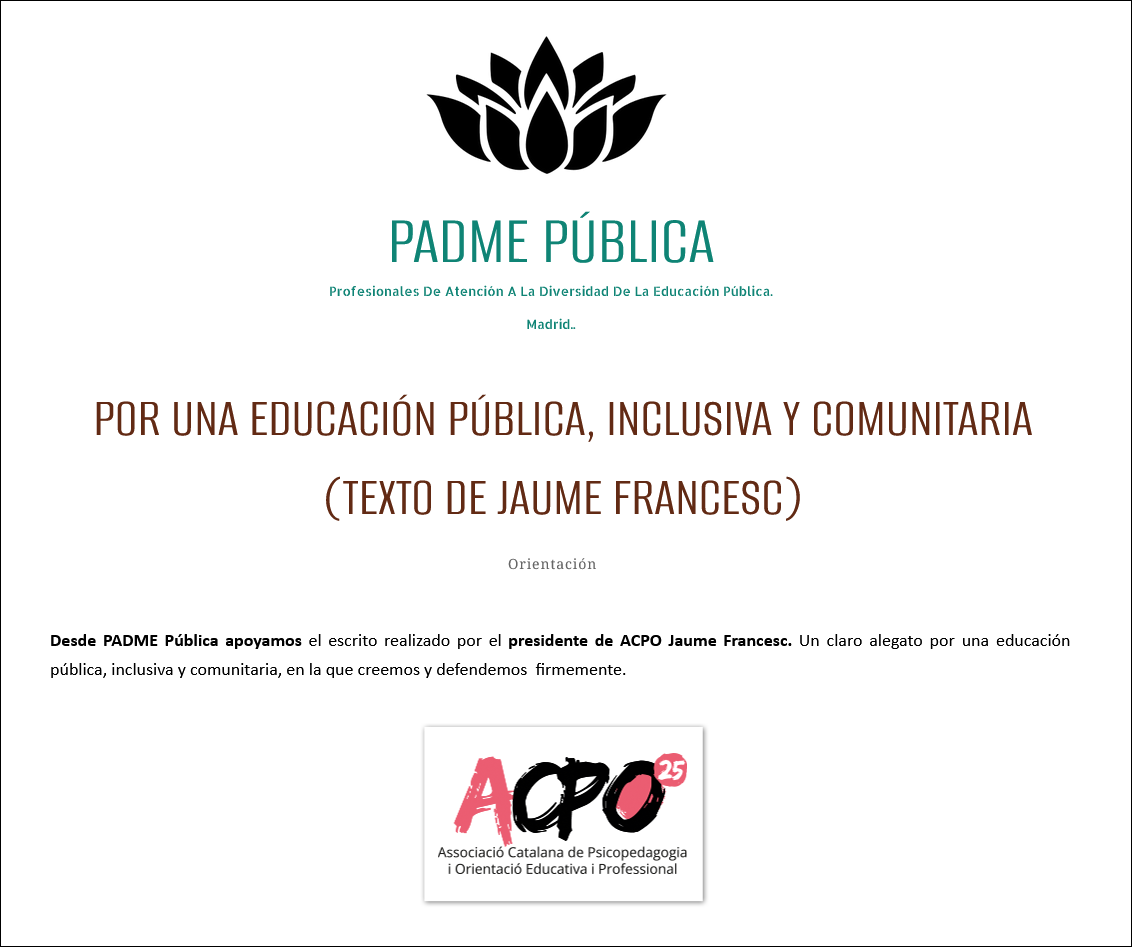 Padme PÚBLICA