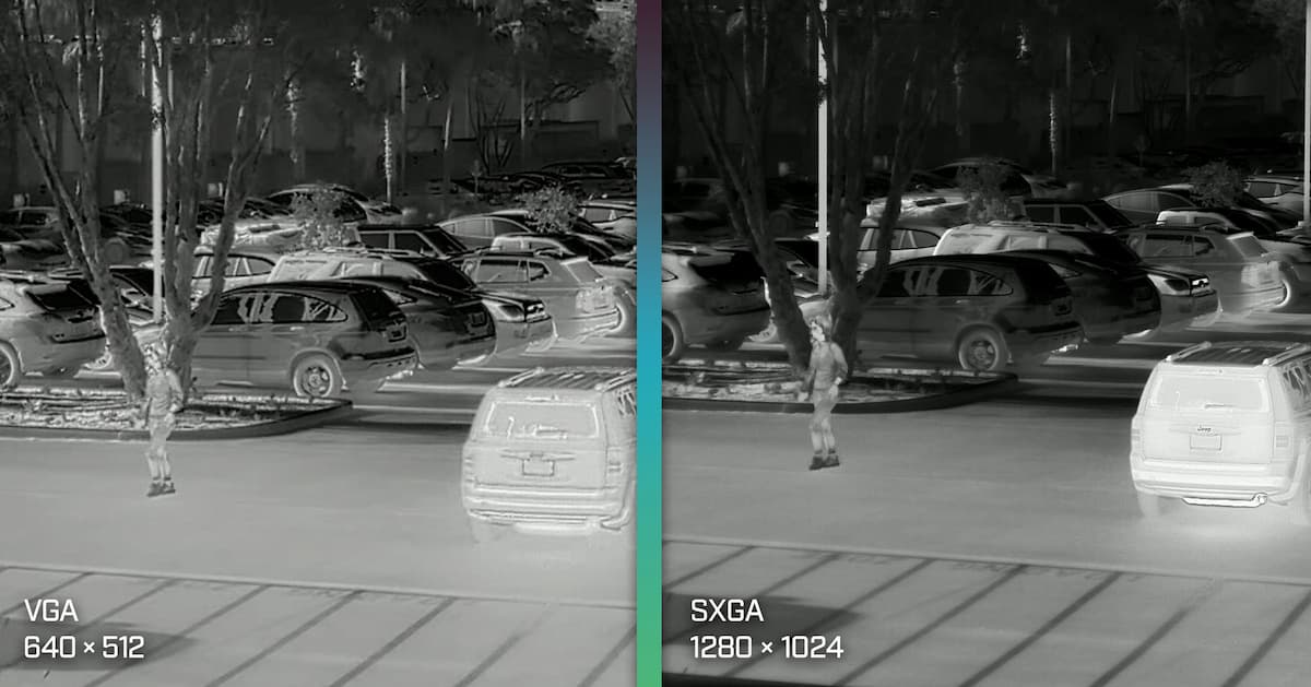 VGA vs SXGA VGA vs SXGA