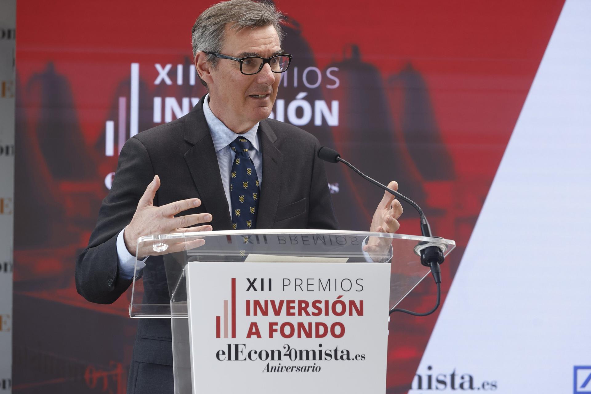 Carlos San Basilio, en los XII Premios “Inversión a Fondo” de El Economista