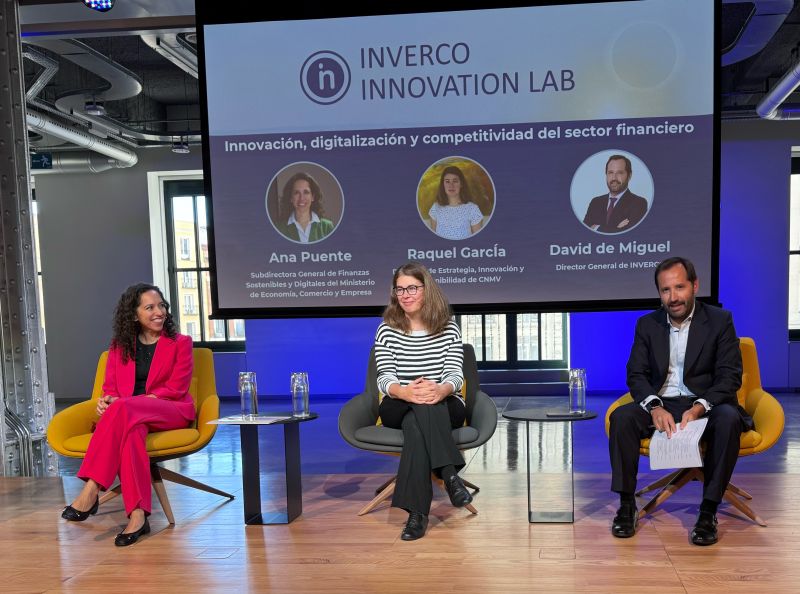 Raquel García Alcubilla, en la presentación de Innovation lab, de Inverco