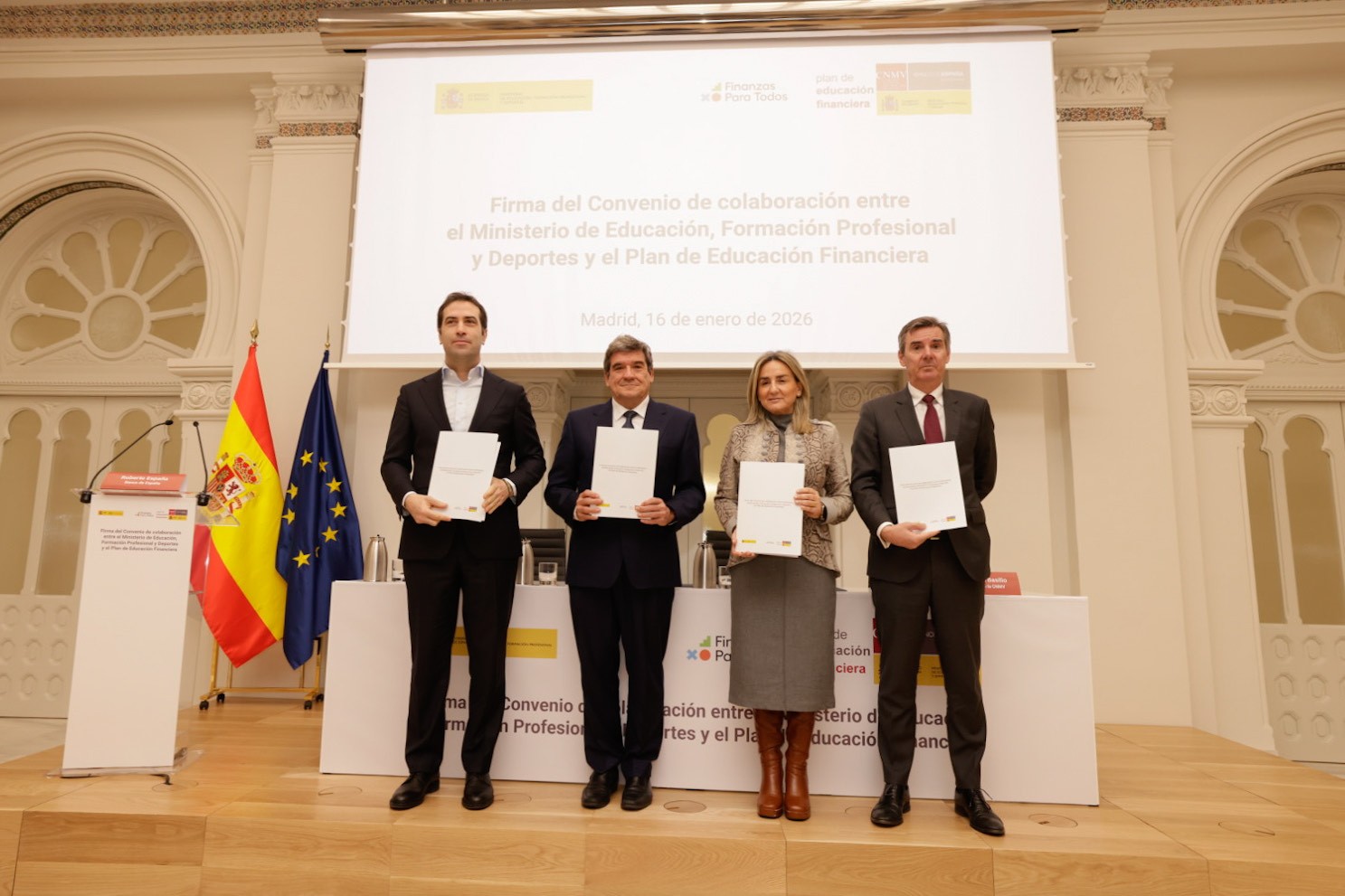 The ministry of Education renews collaboration with Financial Education Plan