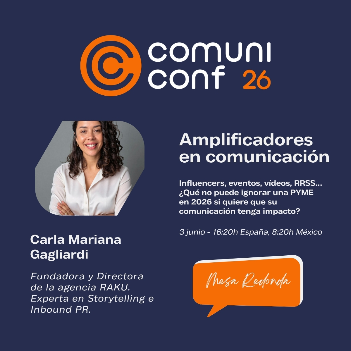 Carla Mariana Gagliardi - ComuniConf 26