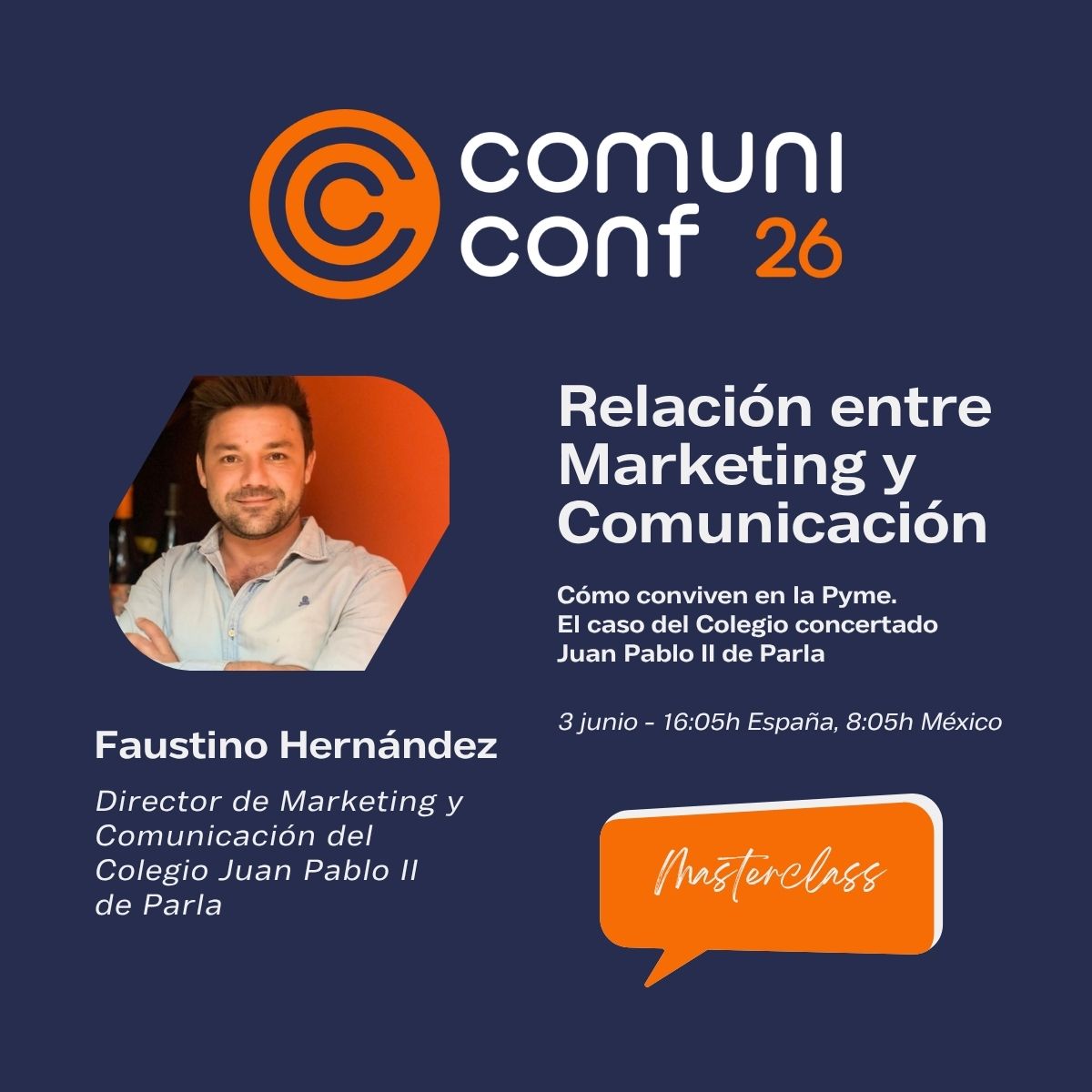 Faustino Hernández - ComuniConf 26