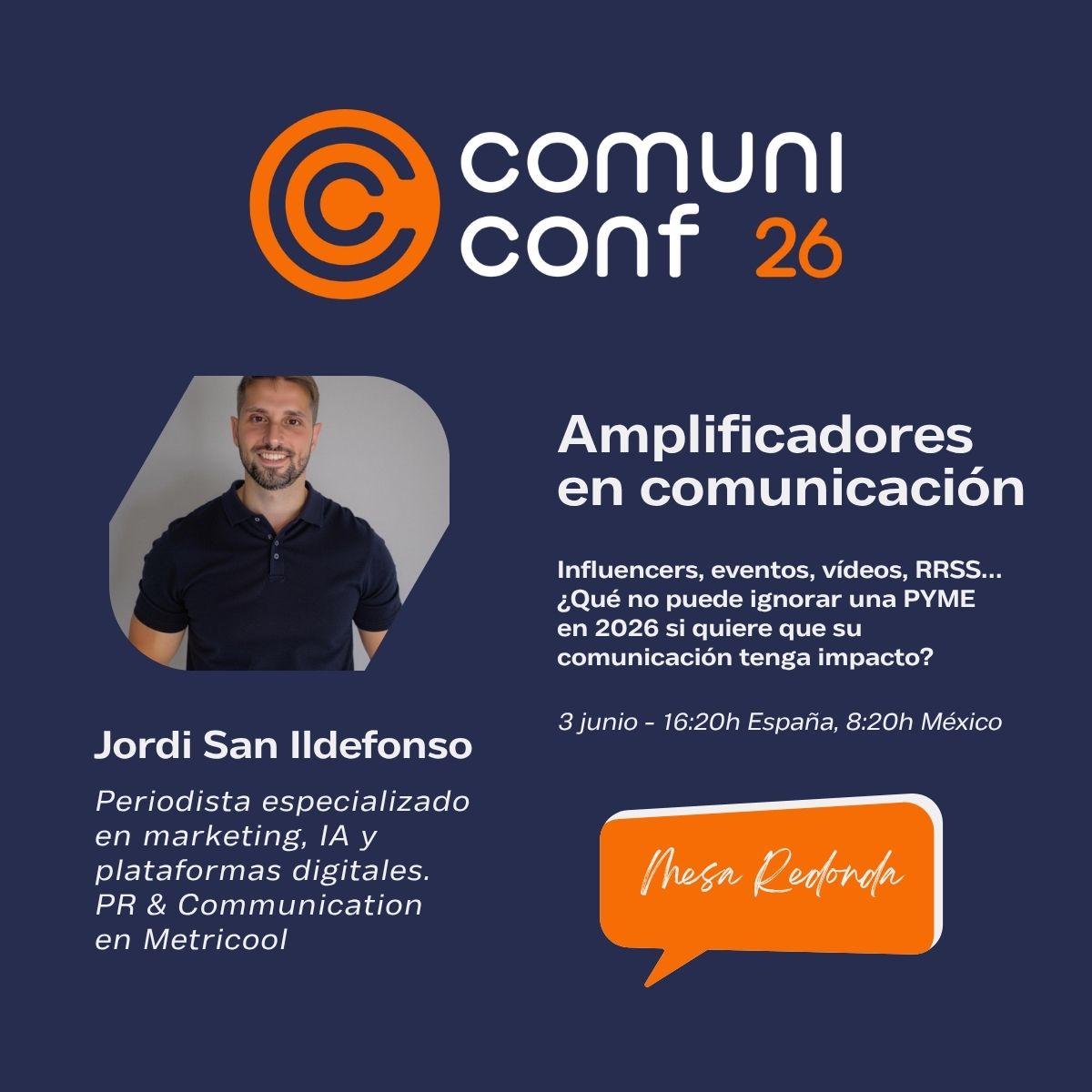 Jordi San Ildefonso - ComuniConf 26