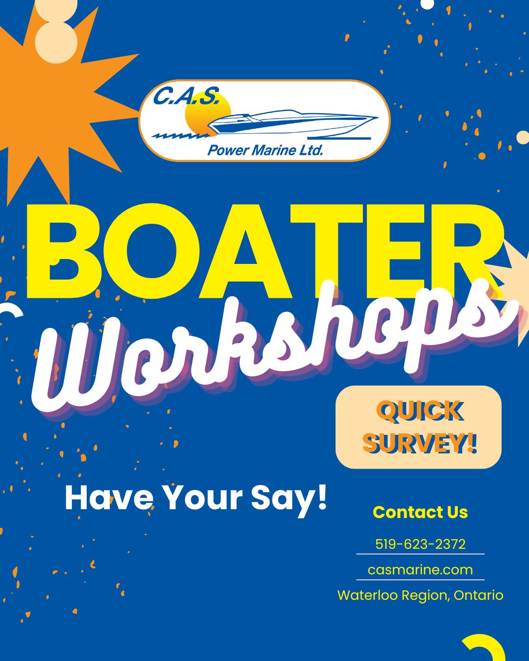 C.A.S. Power Marine Boater Workshop 2025